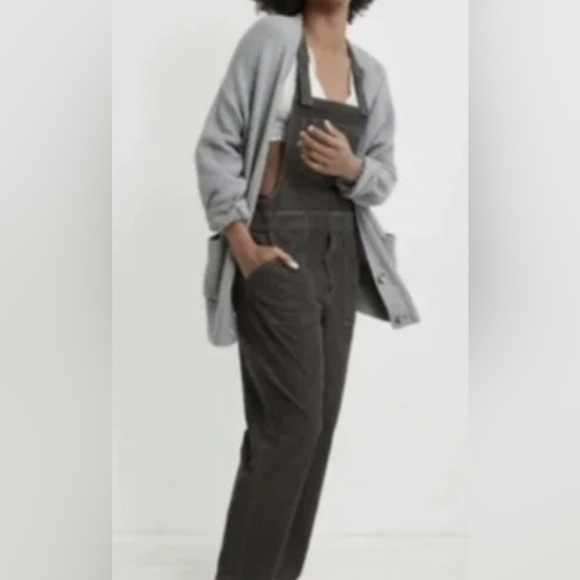 aerie Corduroy Overalls - Picture 3 of 9